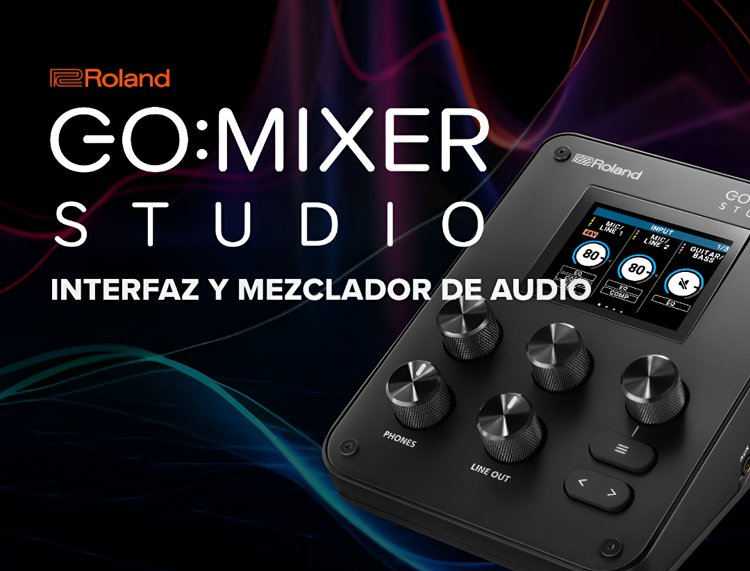 Nuevo Roland GO:MIXER Studio Portátil