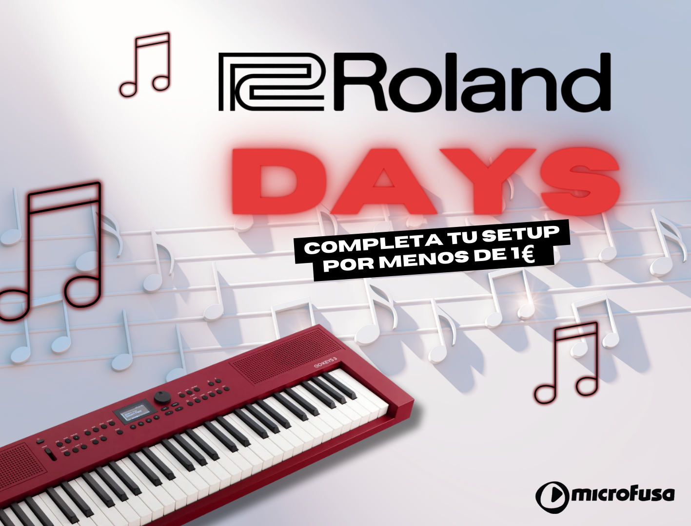 Roland Days: 1 Producto + Hasta 2 Regalos por 0,99€