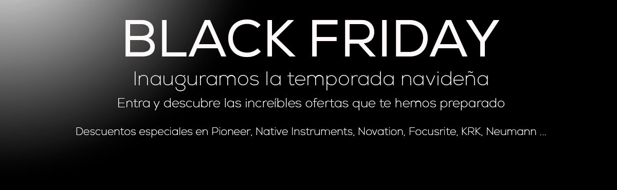 Oferta Black Friday hasta Sábado 29 Noviembre