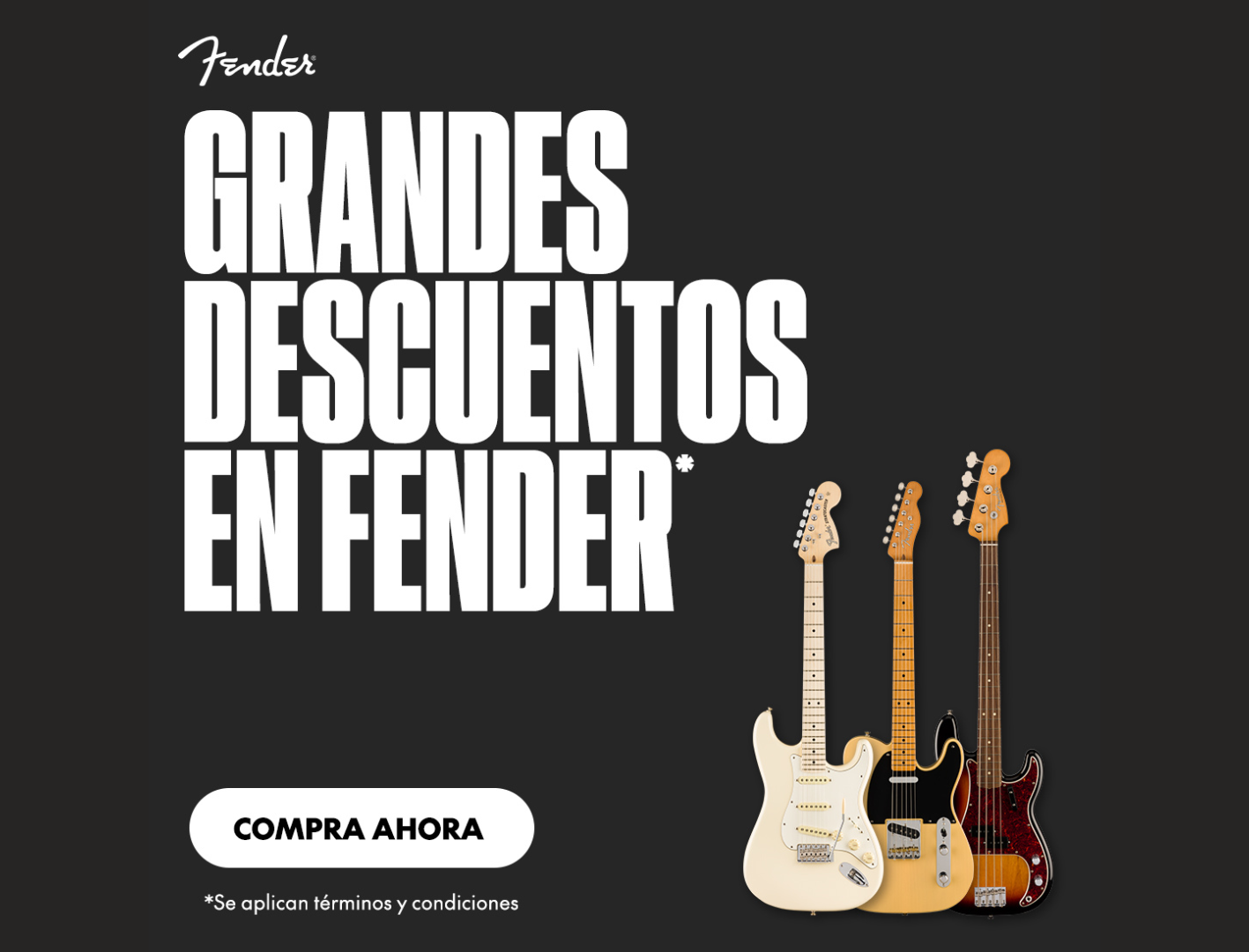 Fender Peak Season Promotions | Ofertas