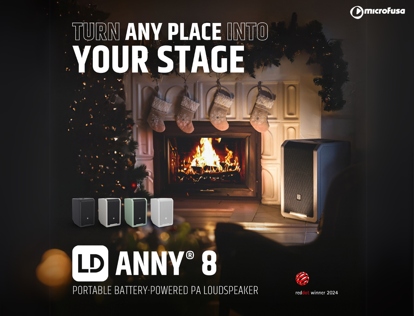 ¡Haz de estas Navidades una fiesta con la serie ANNY® de LD Systems!
