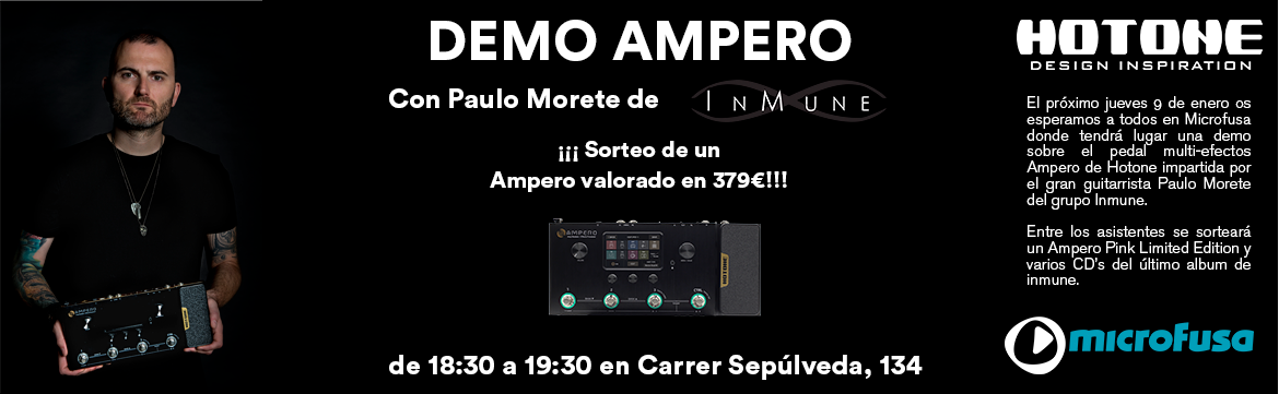 DEMO: HOTONE AMPERO by PAULO MORETE
