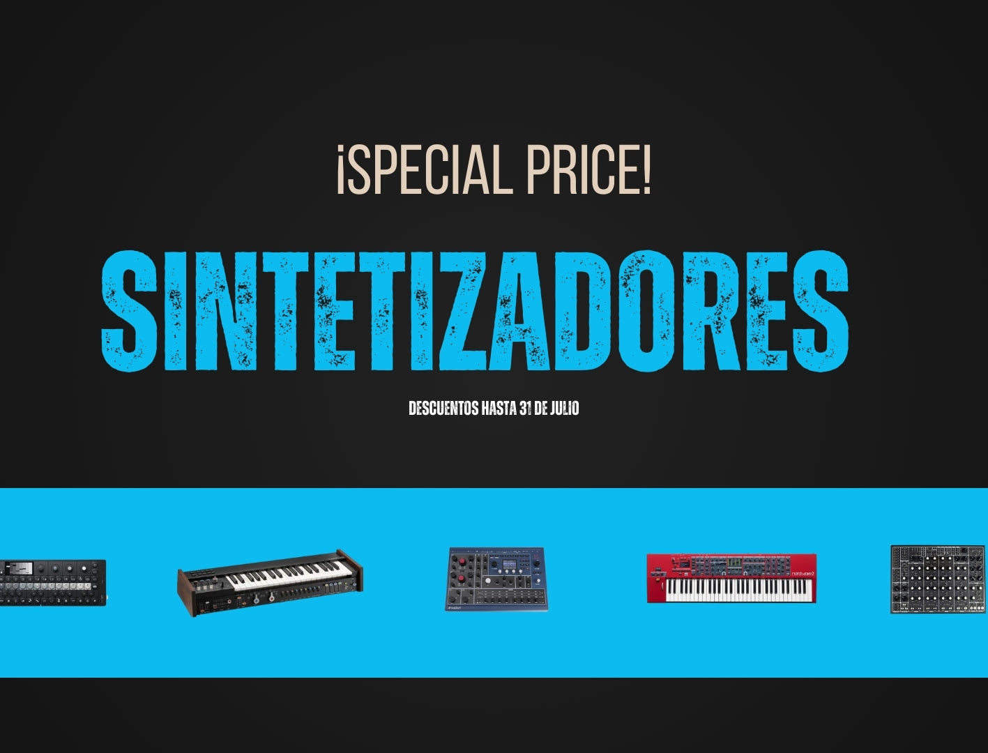 Sintetizadores en oferta en Microfusa