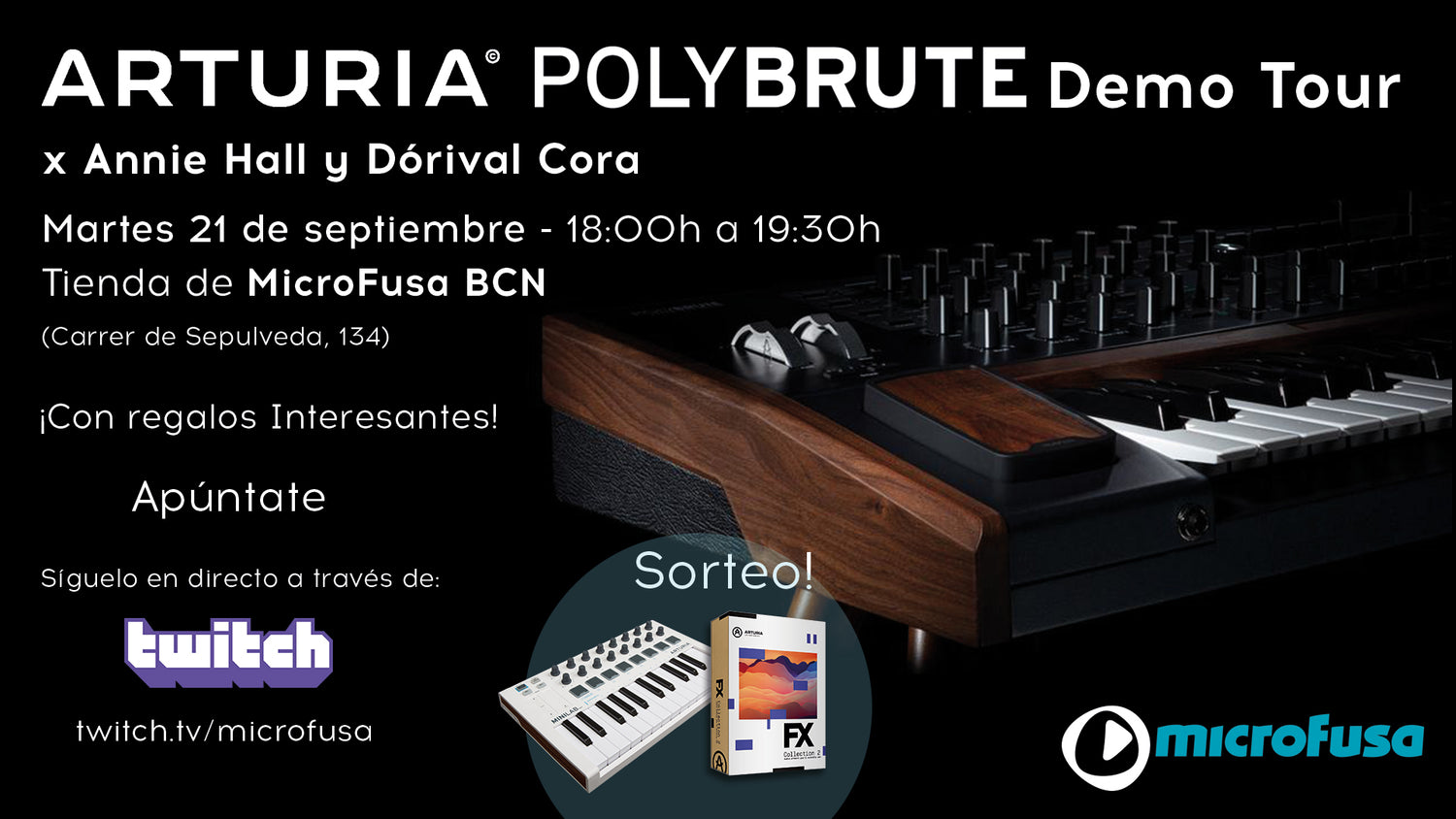 TOUR DE PRESENTACIÓN DEL ARTURIA POLYBRUTE