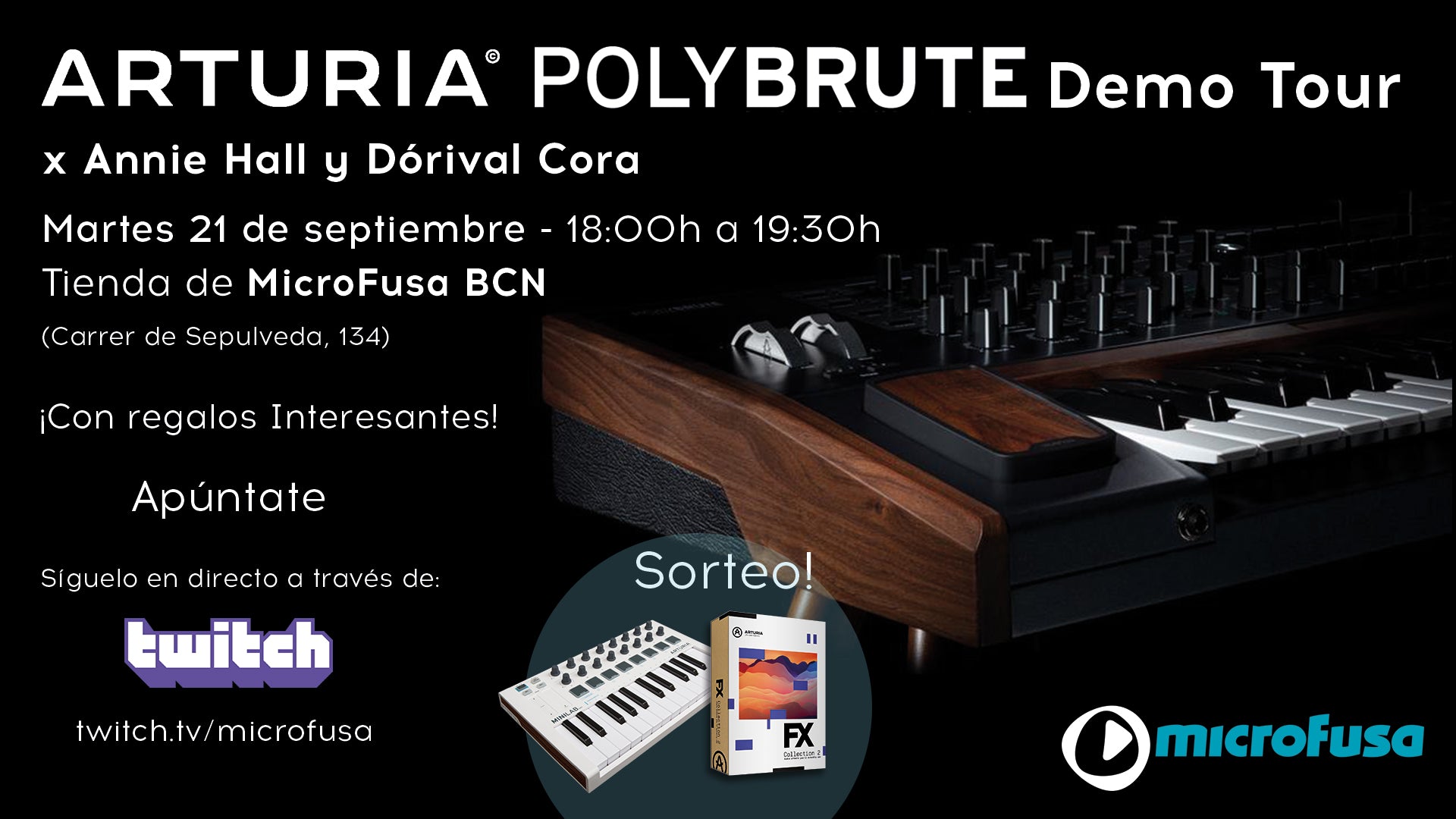 TOUR DE PRESENTACIÓN DEL ARTURIA POLYBRUTE
