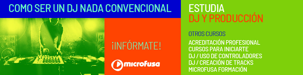 Conoce la oferta completa de cursos presenciales para DJ's microFusa.