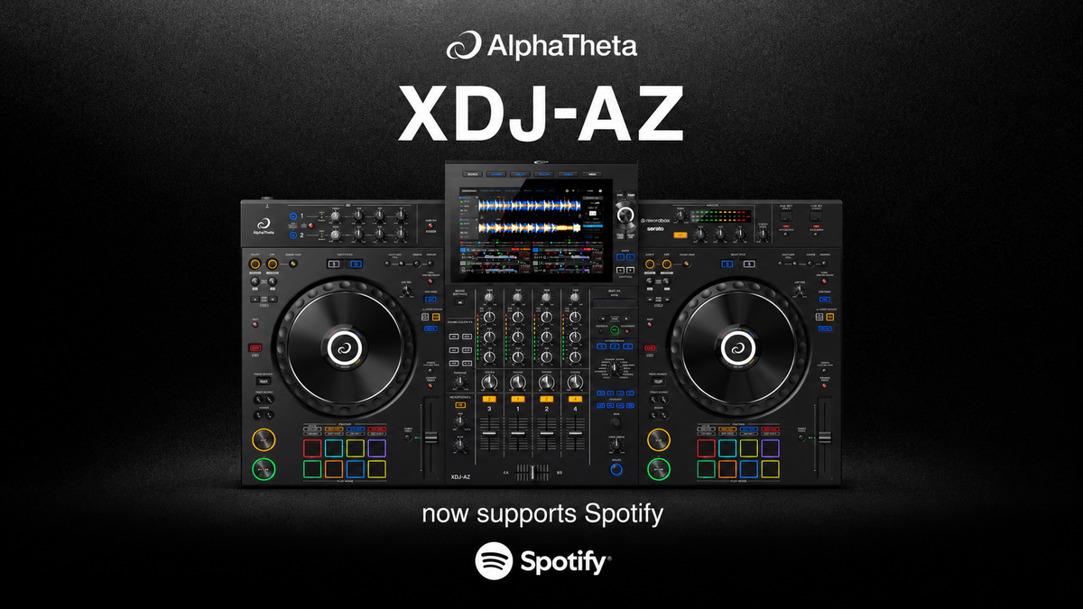 Spotify llega a la AlphaTheta XDJ-AN: menos distancia entre descubrir música y mezclarla