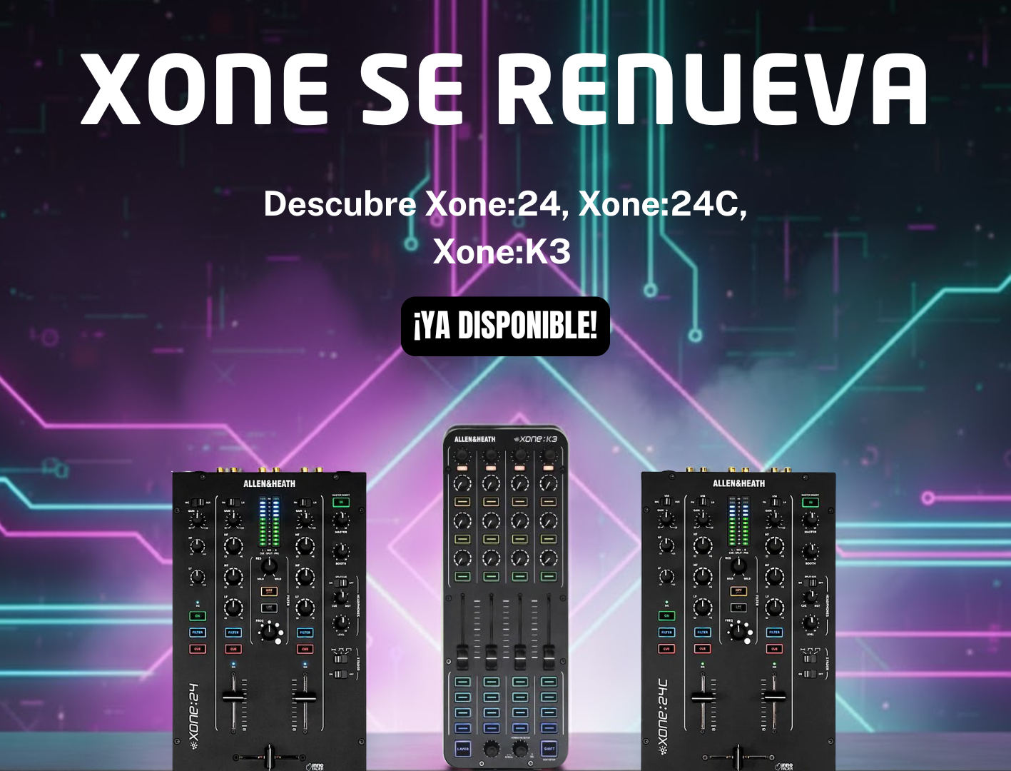 Xone 24 24C K3, YA en Microfusa ¡NUEVOS!