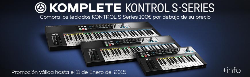 Ahorra en la compra de tu teclado Komplete S-Series