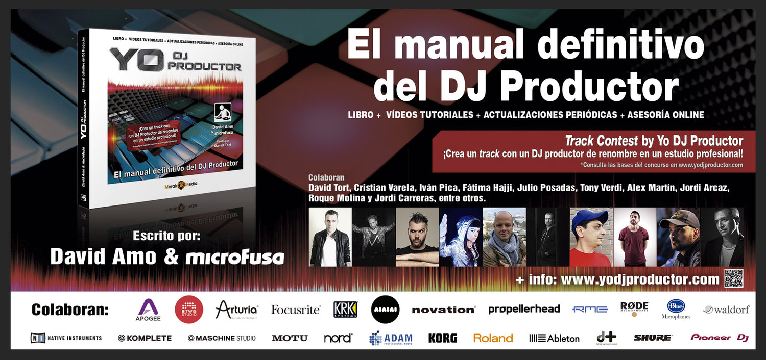 A la venta el libro YO DJ Productor con la colaboración de microfusa