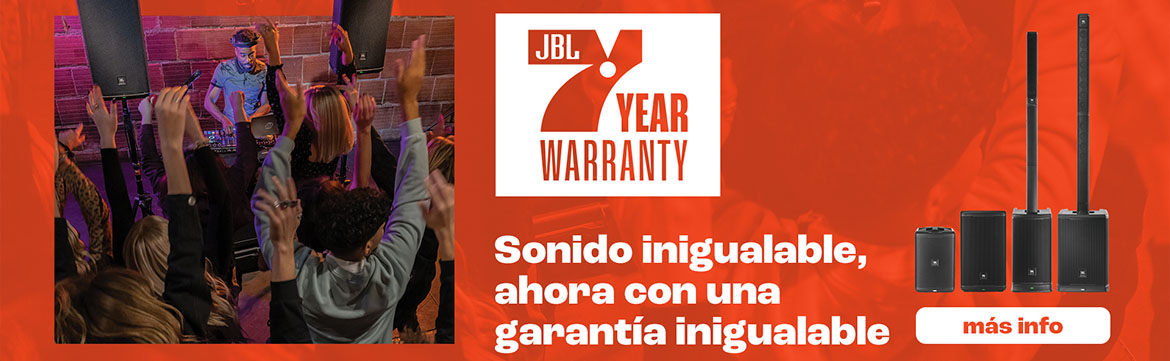 JBL EXTIENDE LA GARANTÍA DE SUS PRODUCTOS A 7 AÑOS.
