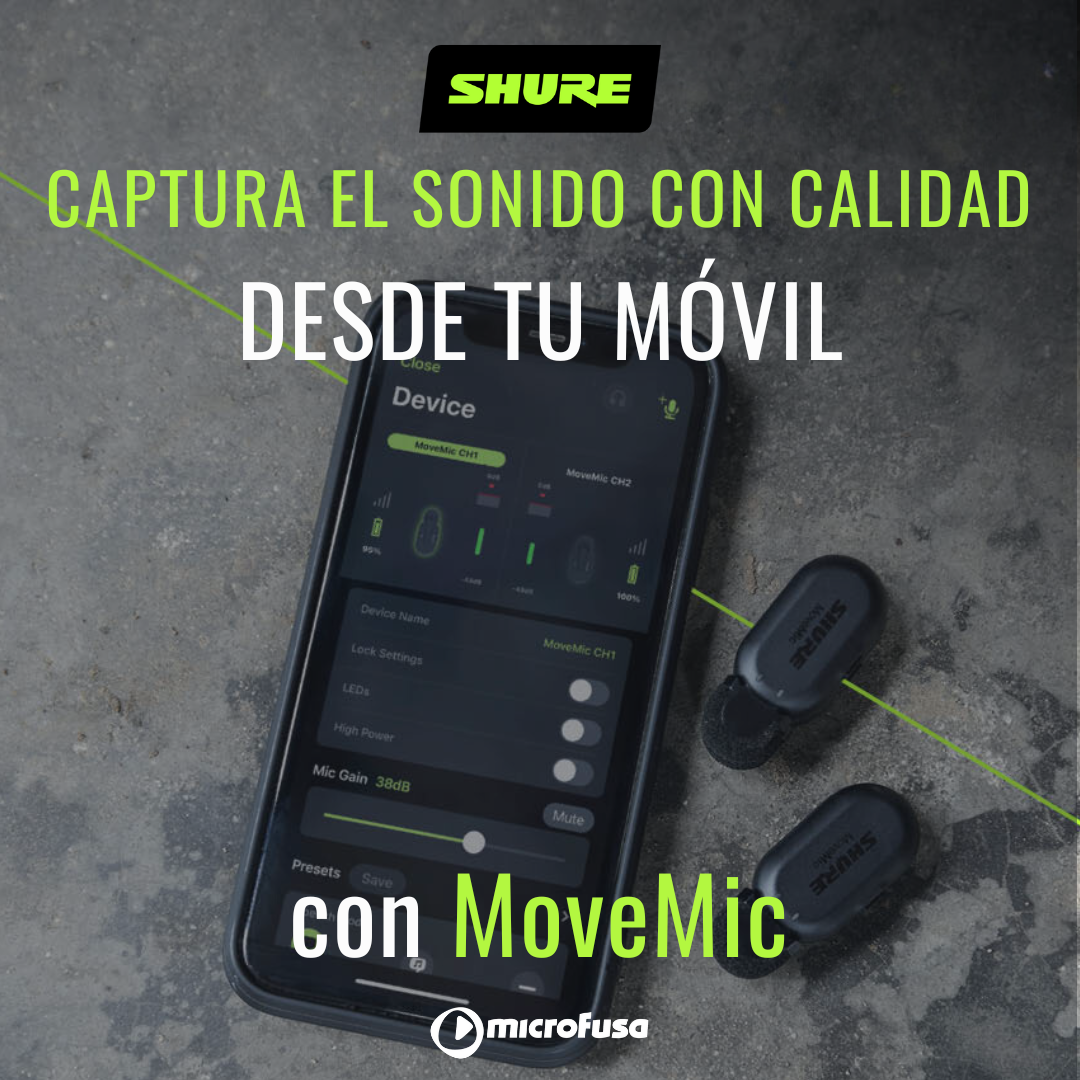 Potencia tu Contenido con la Serie MoveMic de Shure