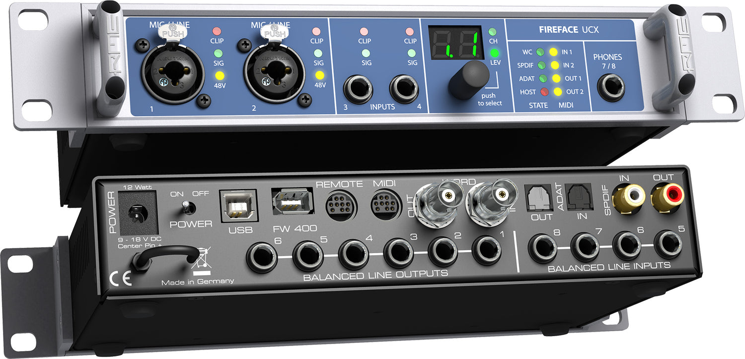 Fireface UCX, la nueva interfaz de alto nivel de RME
