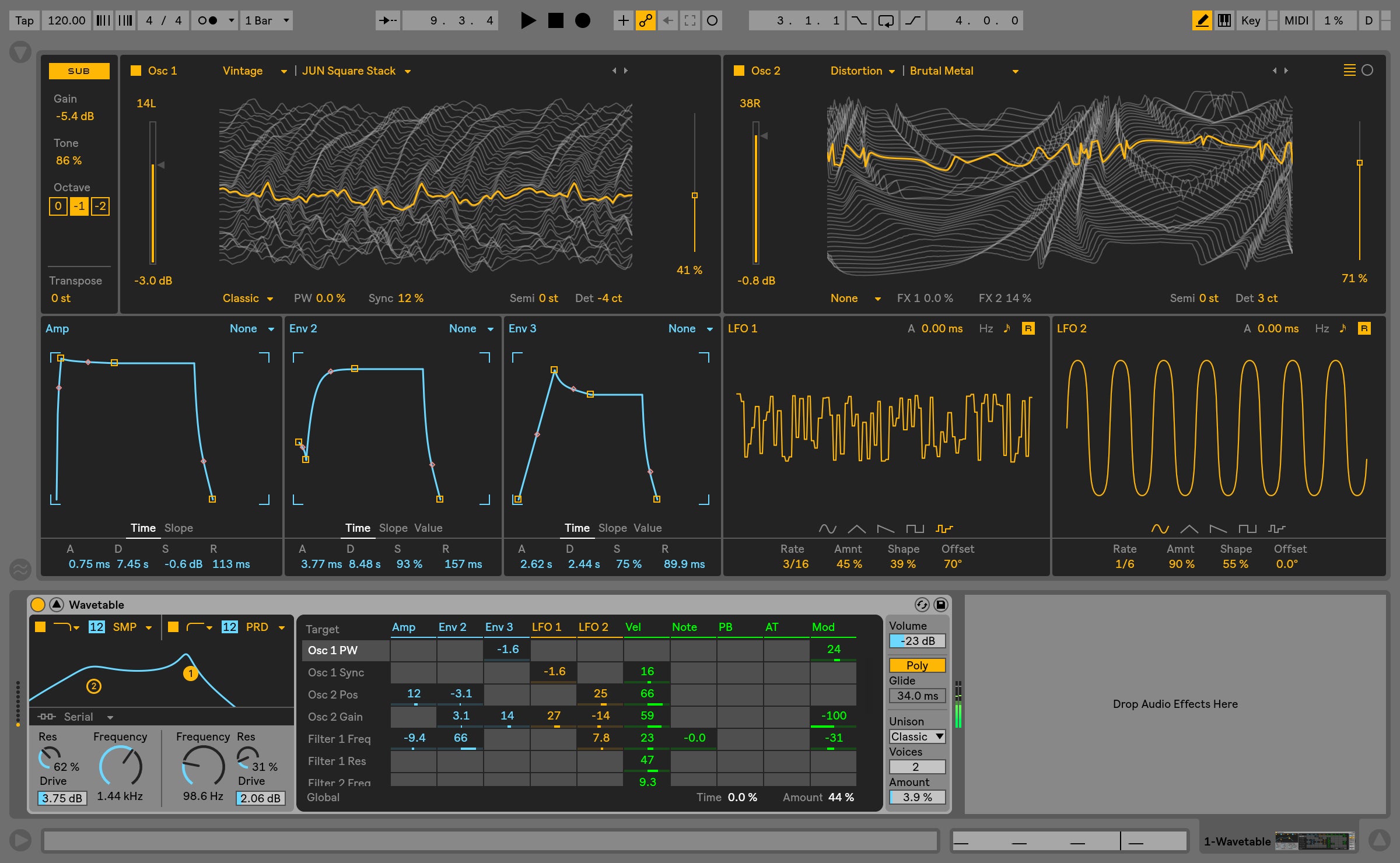 Diseño de Sonido en Wavetable de Ableton Live 10