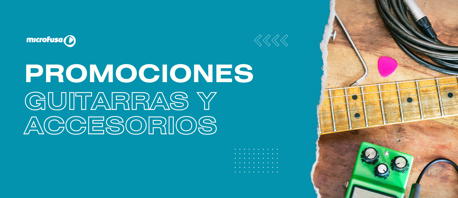Promociones en guitarras y accesorios