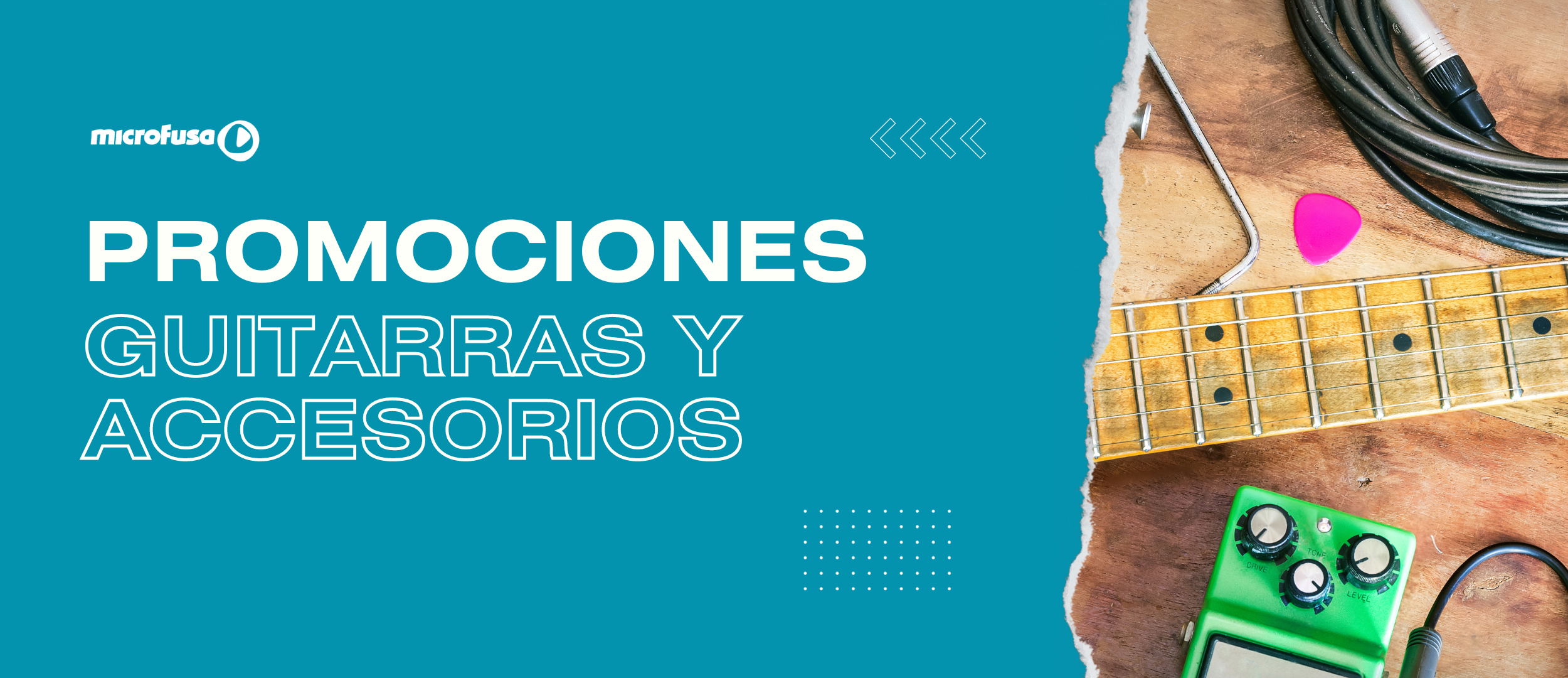Promociones en guitarras y accesorios