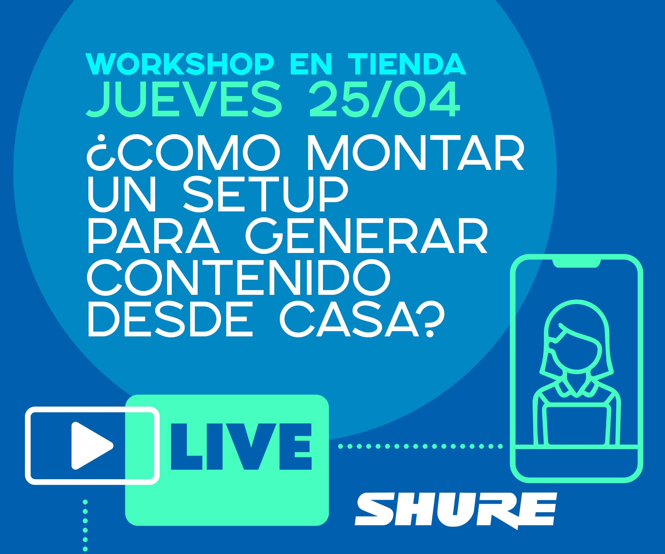 Graba y Edita tu Podcast desde casa con Shure