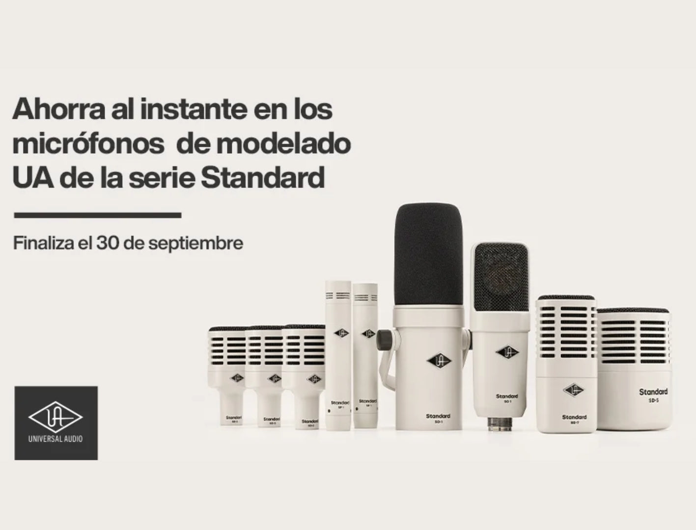 NUEVAS Promociones en los micrófonos de Universal Audio
