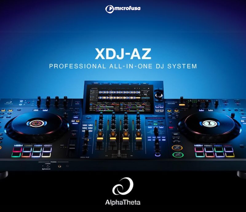 Nuevo y potente sistema DJ Todo en Uno AlphaTheta XDJ-AZ