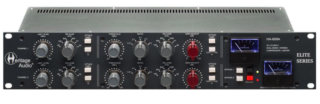 HERITAGE AUDIO HA609A ELITE SERIES Stereo/Dual mon