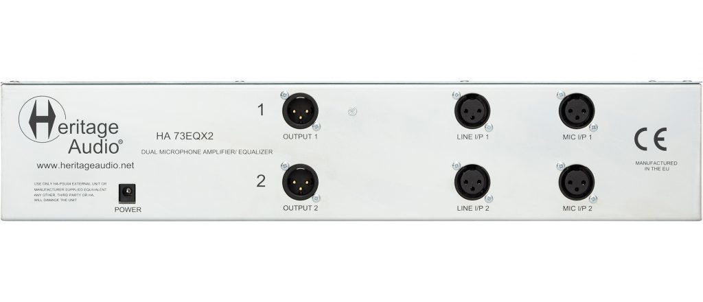 HERITAGE AUDIO HA73EQx2 ELITE SERIES Dual Mic Prea