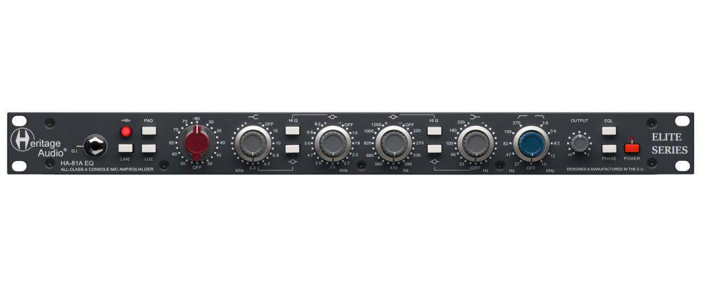 HERITAGE AUDIO HA81A EQ ELITE SERIES