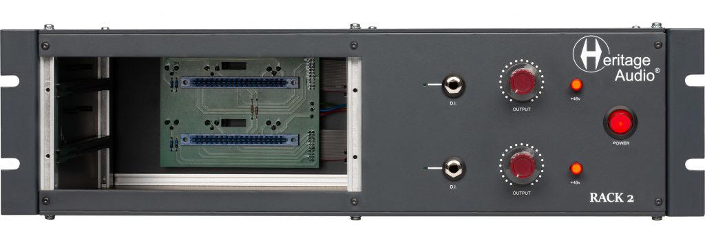 HERITAGE AUDIO Rack for 2 80 Series modules incl P