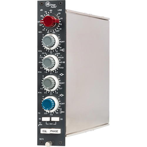 HERITAGE AUDIO 6673 80 Series Mic Pre 4 Band EQ