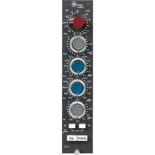 HERITAGE AUDIO 8173 80 Series Mic Pre 4 Band EQ