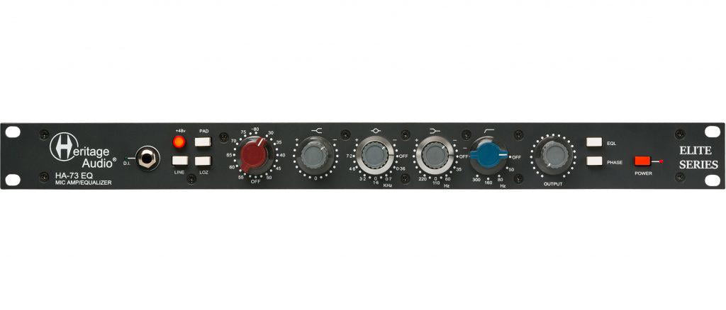 HERITAGE AUDIO HA73EQ ELITE SERIES Mic Preamp DI E