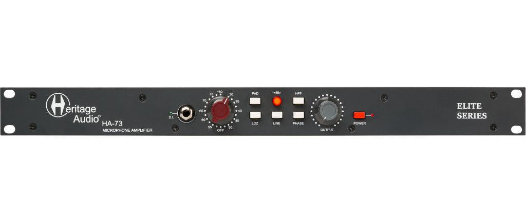 HERITAGE AUDIO HA73 ELITE SERIES Mic Preamp DI in