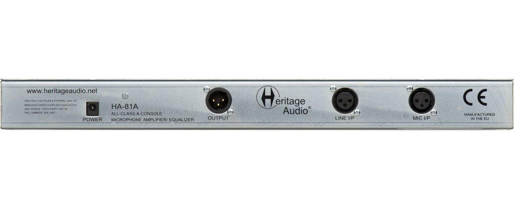 HERITAGE AUDIO HA81A EQ ELITE SERIES