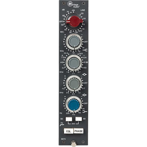 HERITAGE AUDIO 6673 80 Series Mic Pre 4 Band EQ