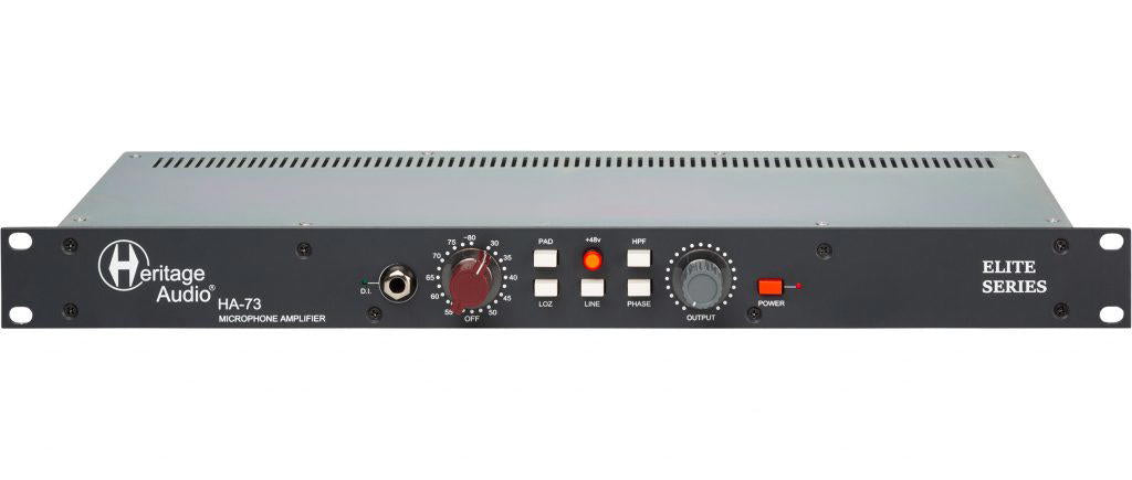 HERITAGE AUDIO HA73 ELITE SERIES Mic Preamp DI in