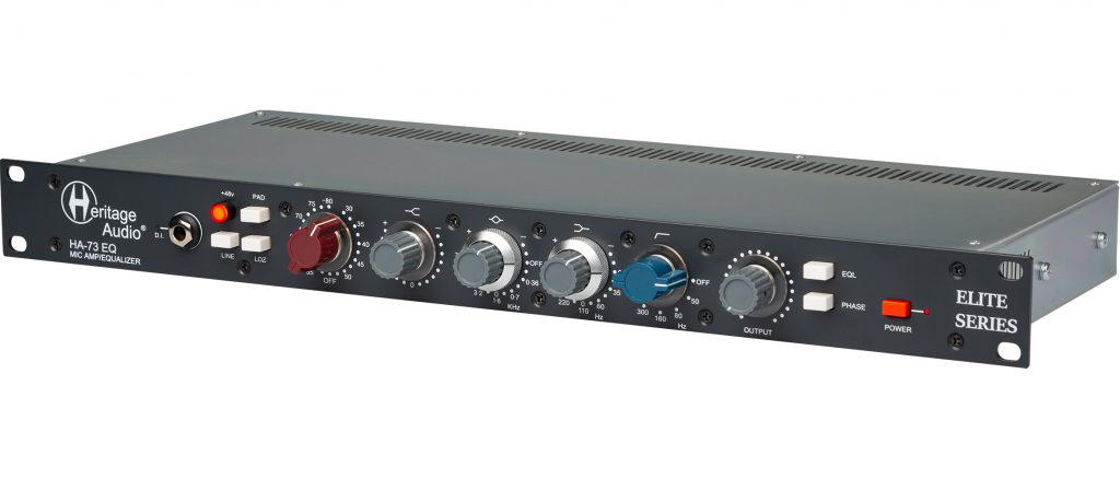 HERITAGE AUDIO HA73EQ ELITE SERIES Mic Preamp DI E