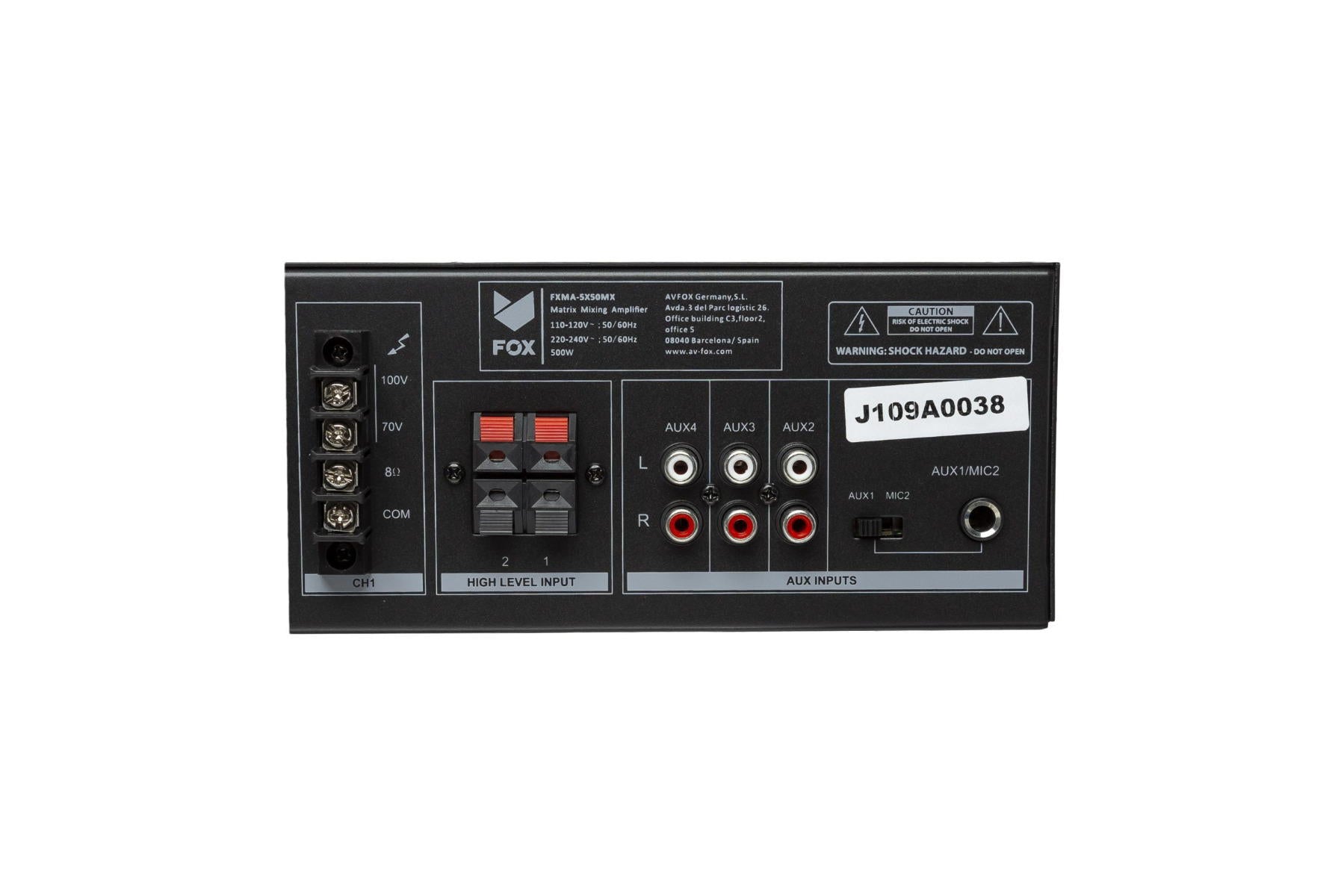 FOX FXMA-5X50MX Matriz mezcladora