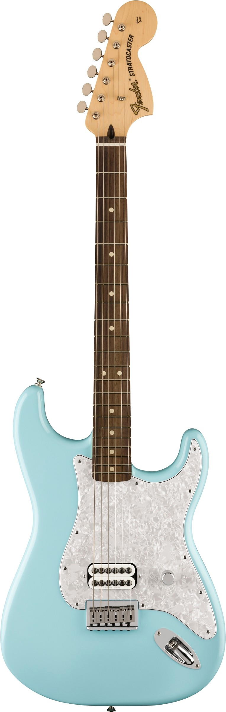 FENDER TOM DELONGE STRATOCASTER DAPHNE BLUE LTD