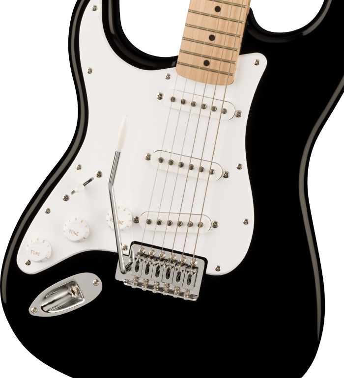 SQUIER SONIC STRATOCASTER ZURDO MN BLACK