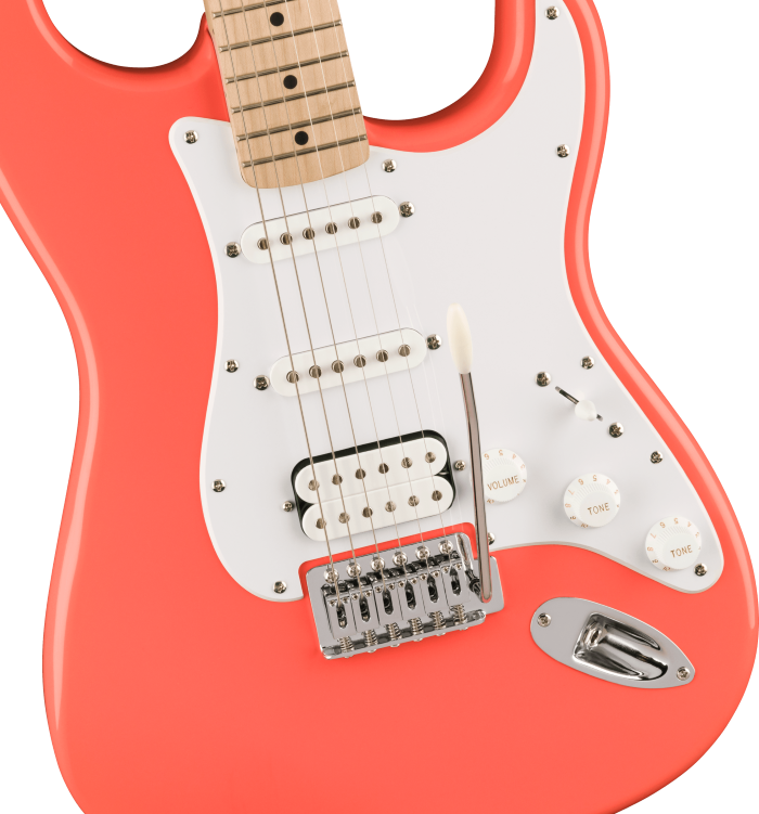 SQUIER SONIC STRATOCASTER HSS MN TAHITIAN CORAL