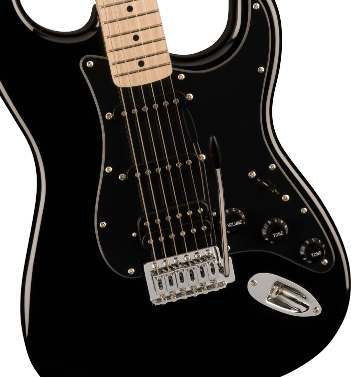 SQUIER SONIC STRATOCASTER HSS MN BLACK