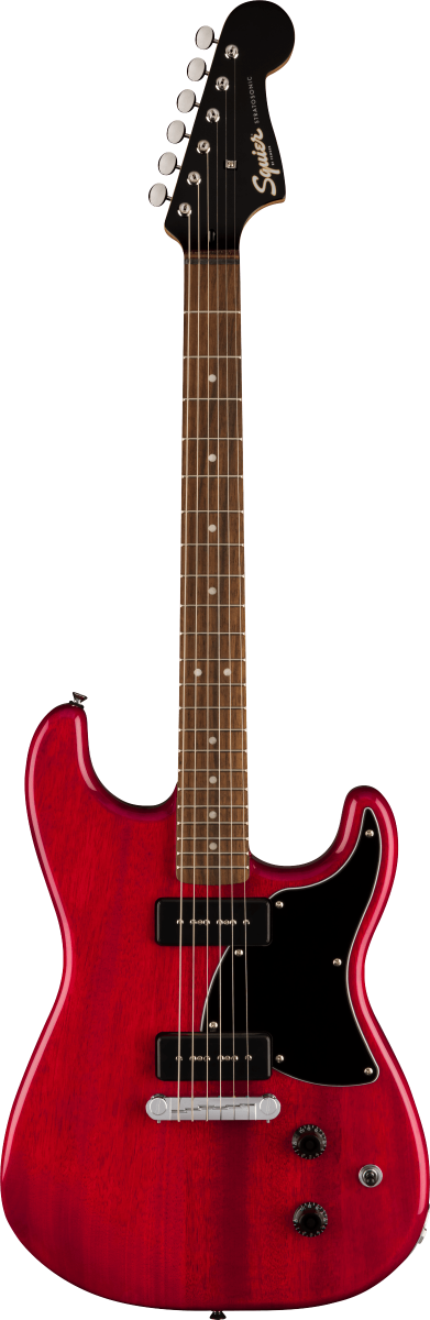 SQUIER PARANORMAL STRATOSONIC CRIMSON RED TRANSPAR