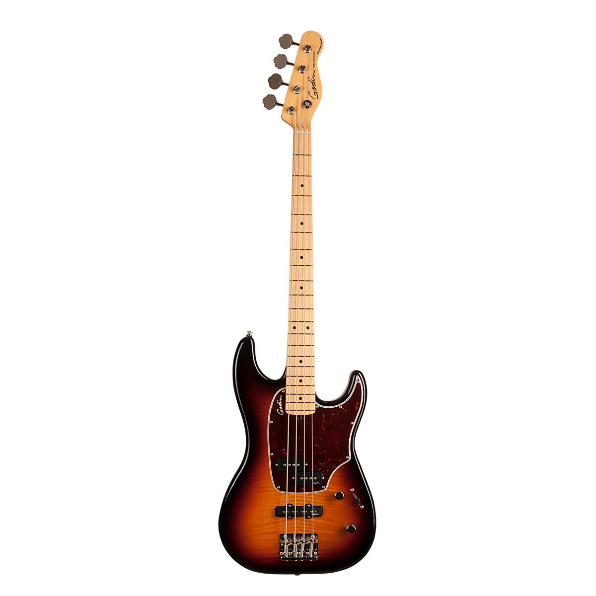 GODIN Shifter Classic 4 Vintage Burst Flame MN with Bag Bajo Electrico