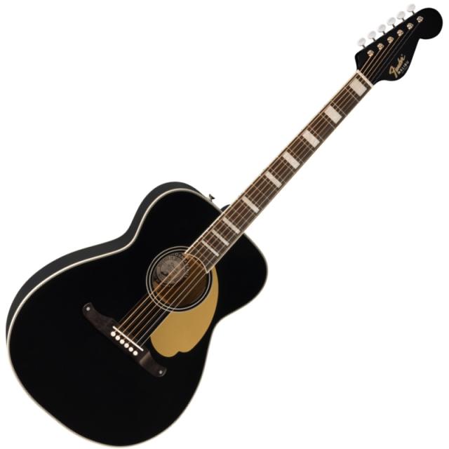 FENDER MALIBU VINTAGE BLACK GOLD PICKGUARD