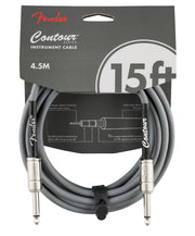 FENDER CABLE CONTOUR 4,5M INCA SILVER