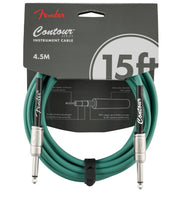 FENDER CABLE CONTOUR 4,5M SHERWOOD GREEN