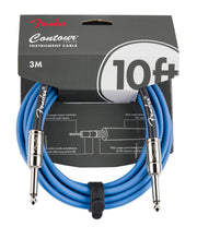 FENDER CABLE CONTOUR 3M LAKE PLACID BLUE