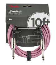 FENDER CABLE CONTOUR 3M BURGUNDY MIST