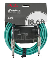 FENDER CABLE CONTOUR 5,5M SHERWOOD GREEN