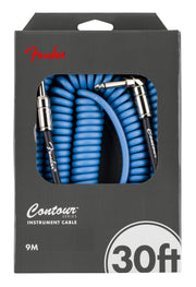 FENDER CABLE CONTOUR 9M COILED LAKE PLACID BLUE