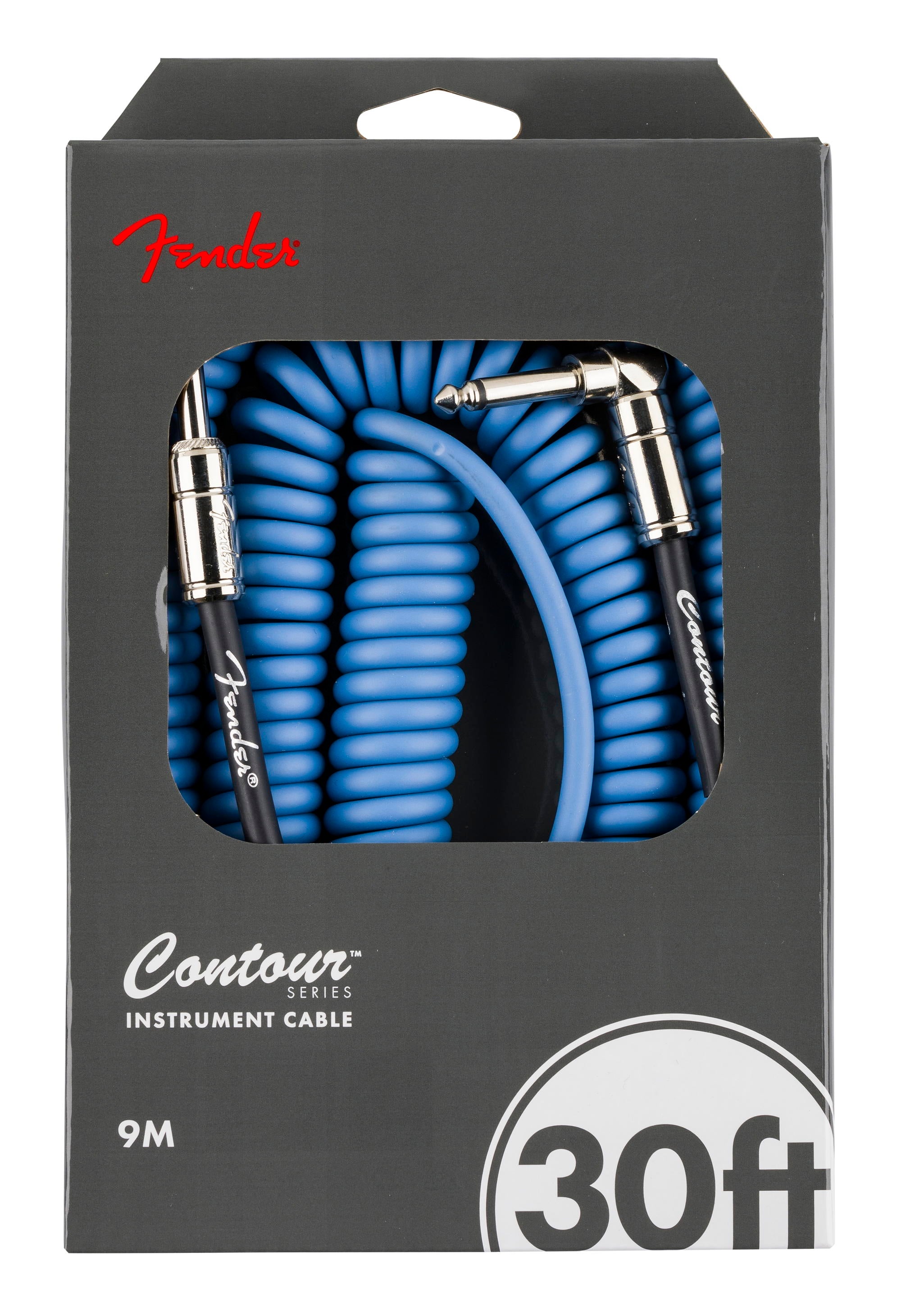 FENDER CABLE CONTOUR 9M COILED LAKE PLACID BLUE